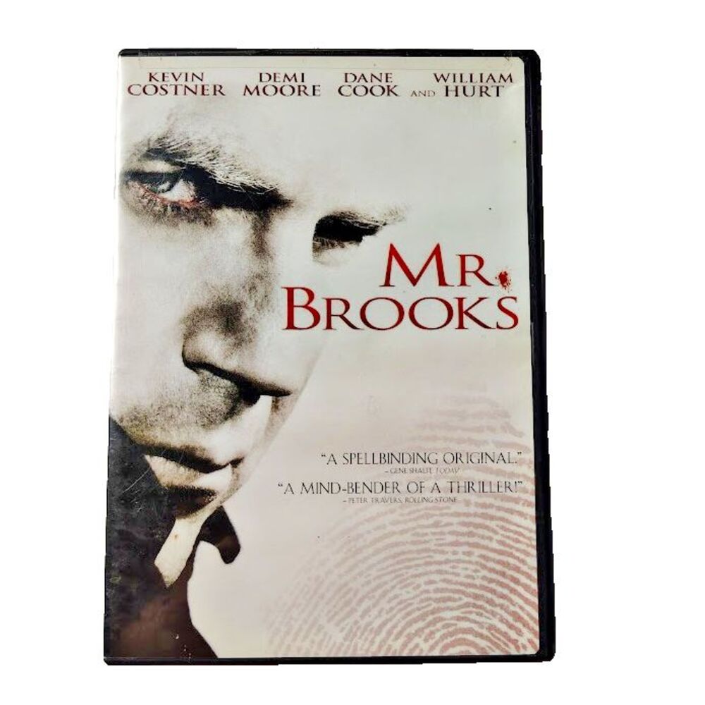 Mr. Brooks DVD 2007 Movie Kevin Costner Demi Moore R Suspense